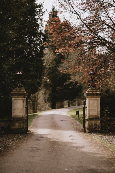 Entrance to wedding venue