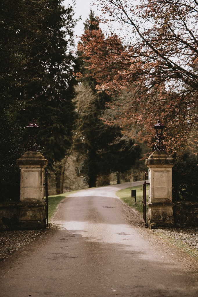 Entrance to wedding venue