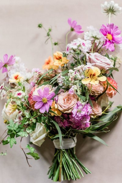 Flower bouquet colourful