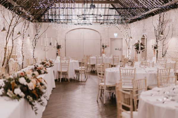 Empty dining room ballroom atmosphere