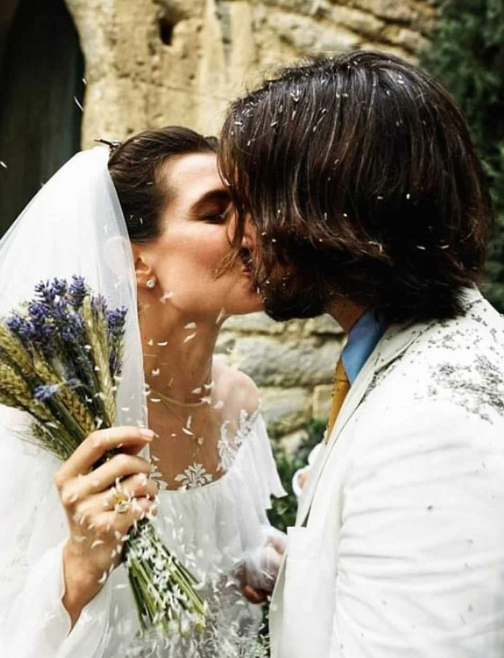 Celebrity Wedding Bouquet | Famous Brides | OneFabDay.com Charlotte Casiraghi wedding bouquet flowers