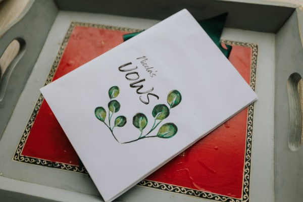 Vows booklet