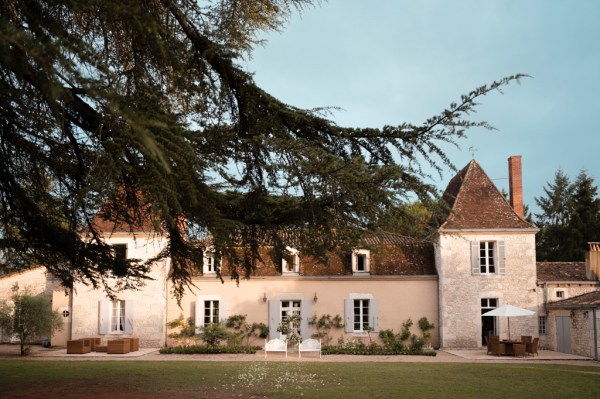 Chateaux exterior wedding venue house