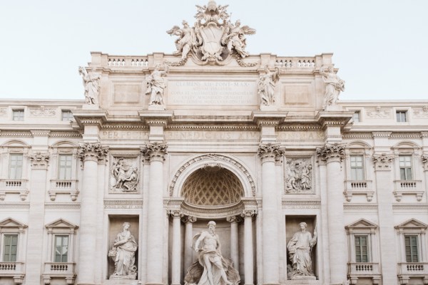 Trevi fountain statue decor