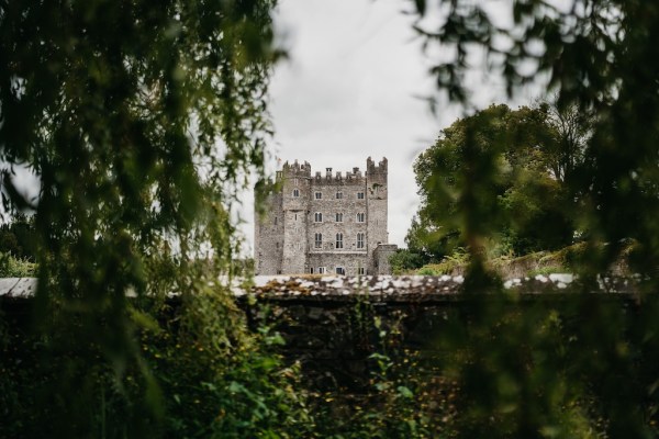 Castle view from garden