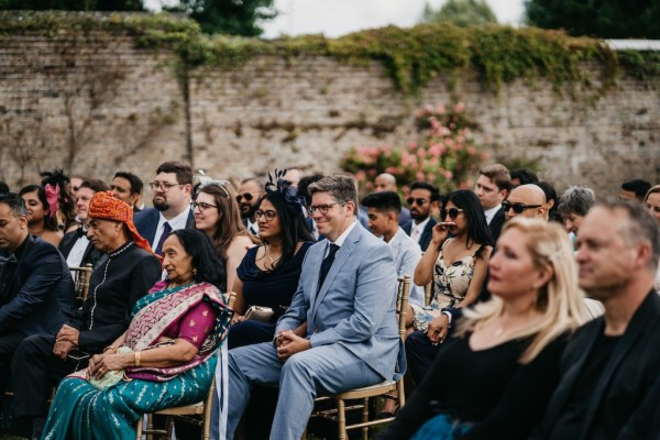 Guests seated during ceremony