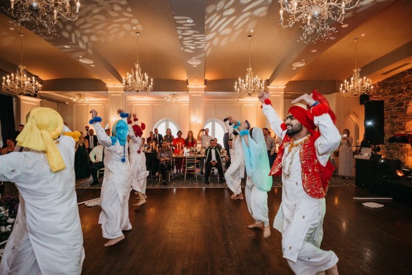 Dancers on dancefloor dancing