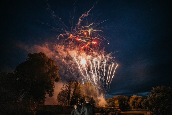 Firework display for guests