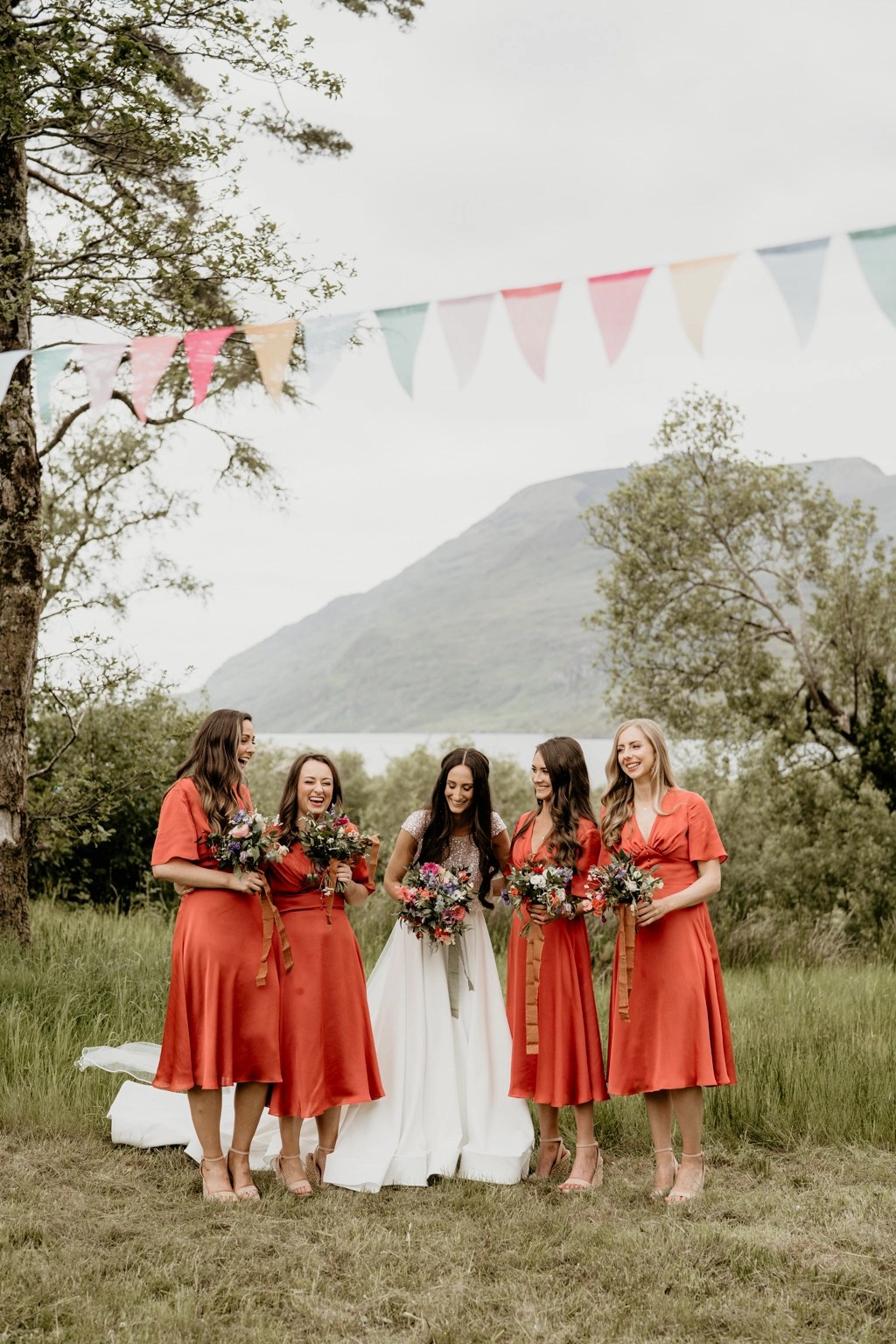 Burnt Orange Bridesmaid Dresses | See more at Onefabday.com