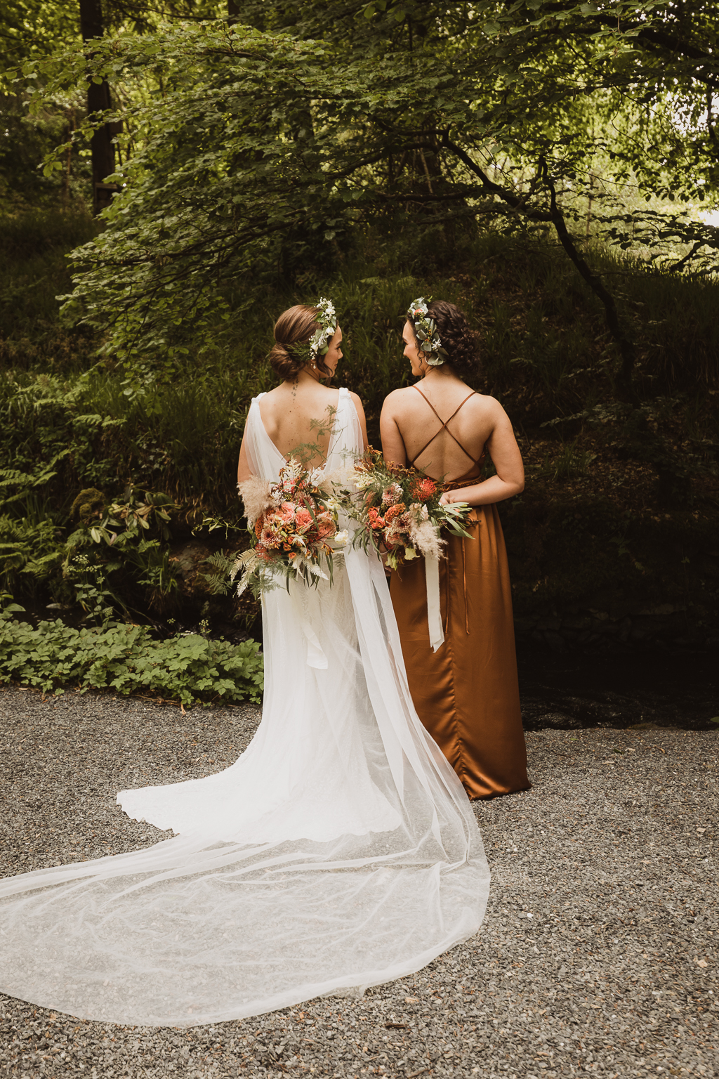 Burnt Orange Bridesmaid Dresses | See more at Onefabday.com