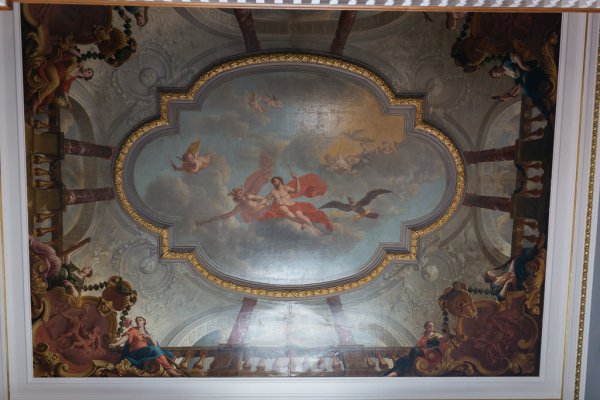 Elegant roof ceiling painting