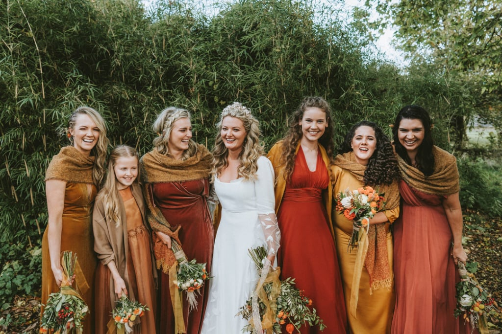 Burnt Orange Bridesmaid Dresses | See more at Onefabday.com