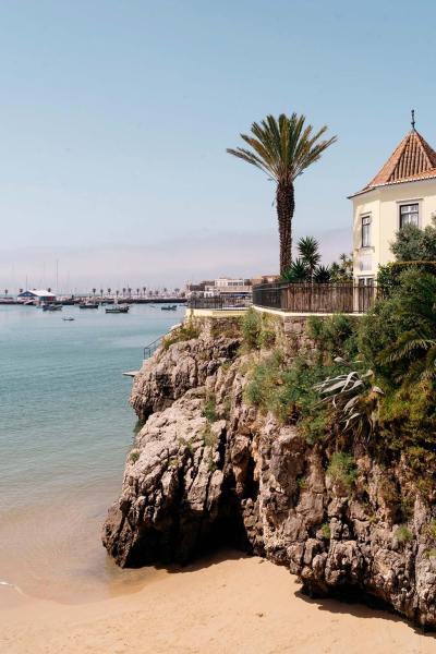 View of sandy beach ocean/sea view and balcony to wedding venue