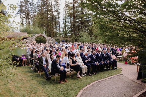 Audience members/guests seated during ceremony