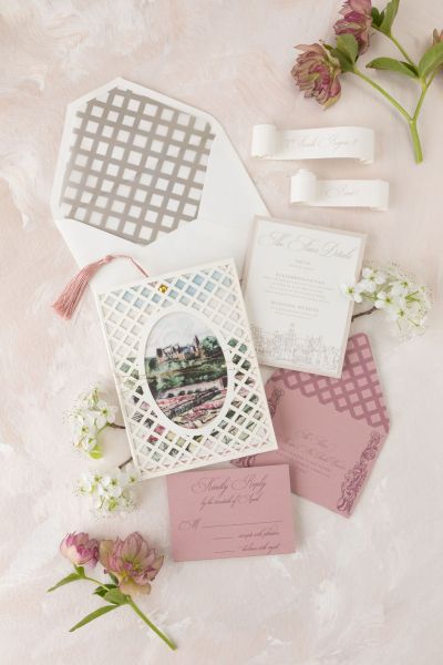 LATTICE wedding invite