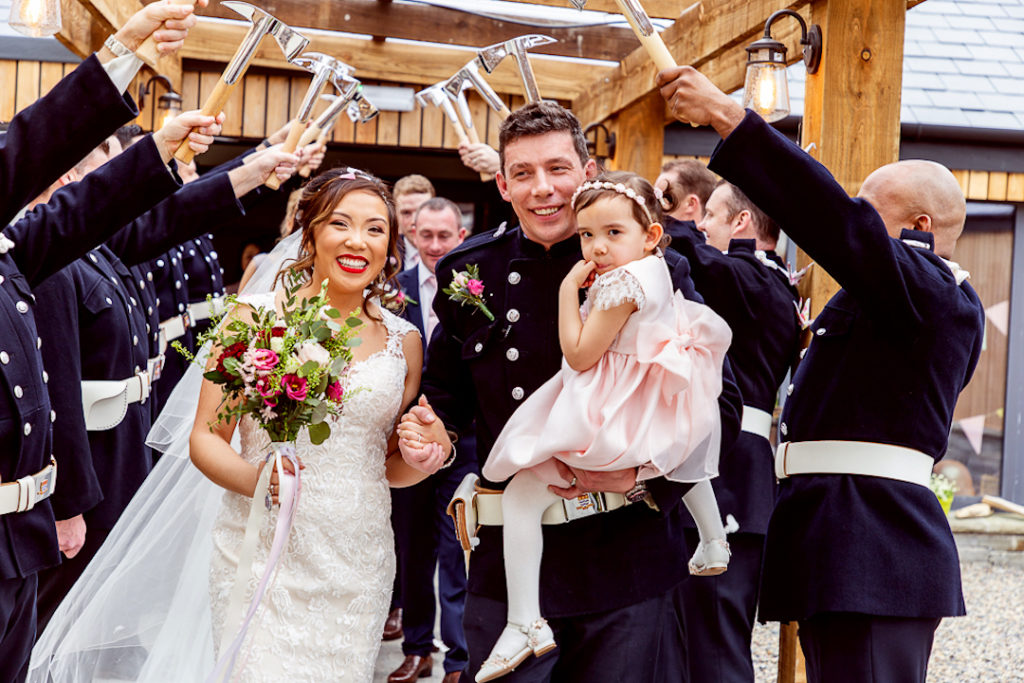 Guard of Honour Wedding Ceremony Ritual | See more at OneFabDay.com