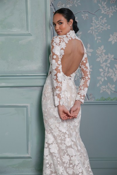 Bridal Collection: Anne Barge 2023 Solana front back