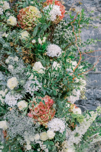 Close up of flowers and roses