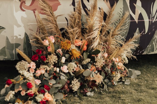 Close up of bouquet flowers