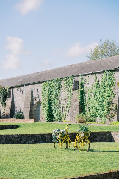 Exterior shot of garden wedding venue