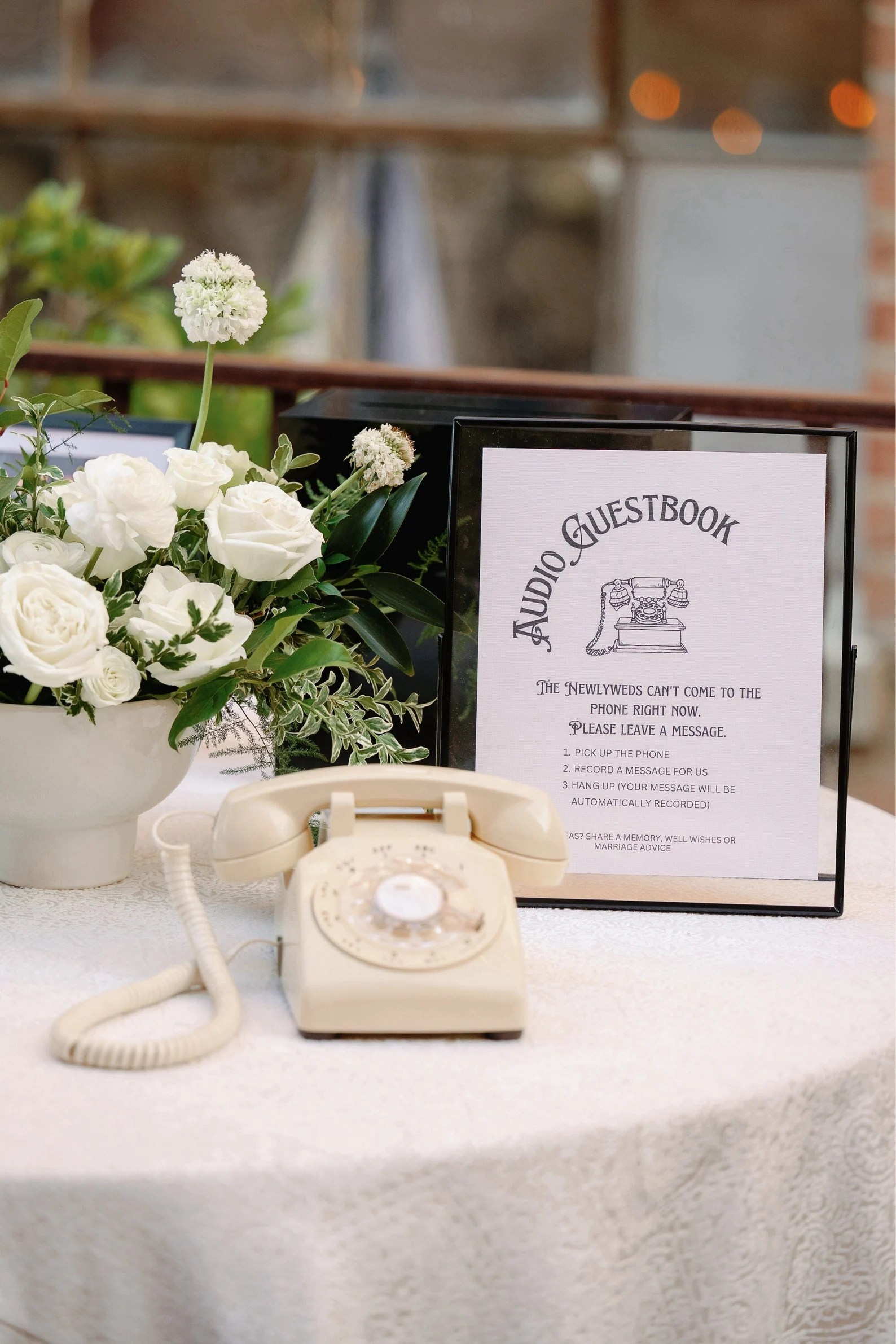 Audio Guestbook sign, wedding audio guestbook, unique guestbook idea, Retro Audio Wedding Guestbooks