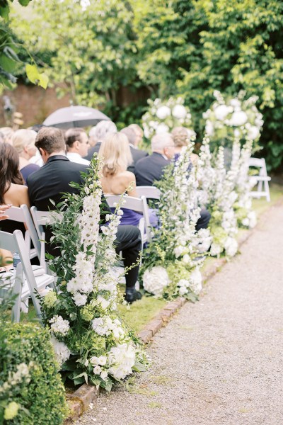 Guests seated during ceremony