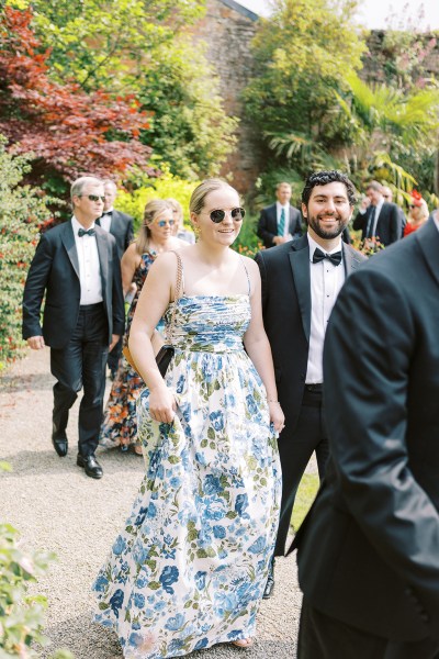 Atmosphere shot of guests walking