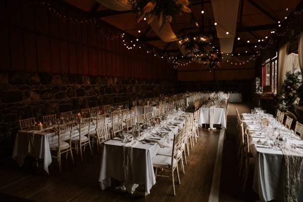 Empty dining room/ballroom setting seats