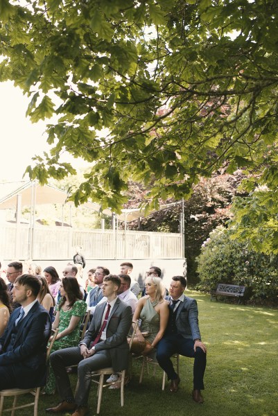 Guests seated during ceremony