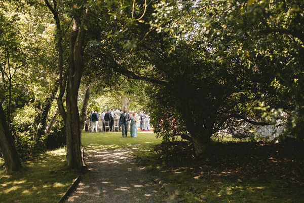 Wide shot of atmosphere ceremony guests