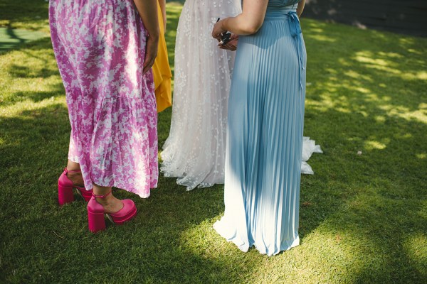 Shot of guest dresses and platform shoes