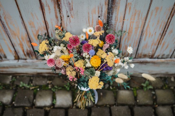 Shot of flowers in vase