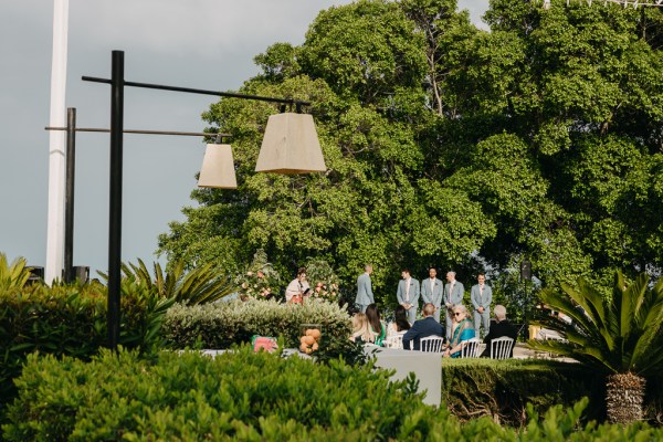 atmosphere shot of ceremony