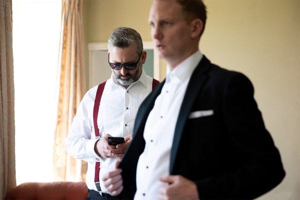 Groomsmen getting ready