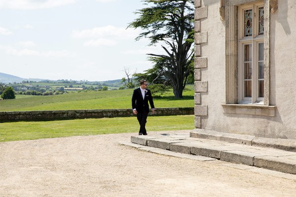 Groom approaches venue