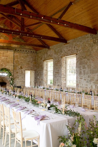 Empty dining room interior ballroom for guests