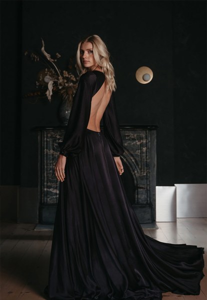 & For Love Lune 1860 Bridal Collection Oceans Noir dress