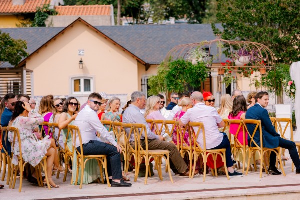 guests are seated during ceremony