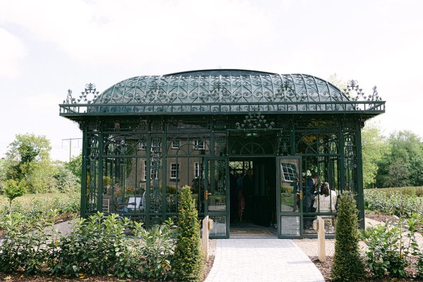 Greenhouse exterior ceremony venue