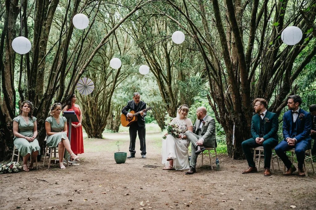 Tree Planting Unity Ritual at Wedding Ceremony | See more on OneFabDay.com