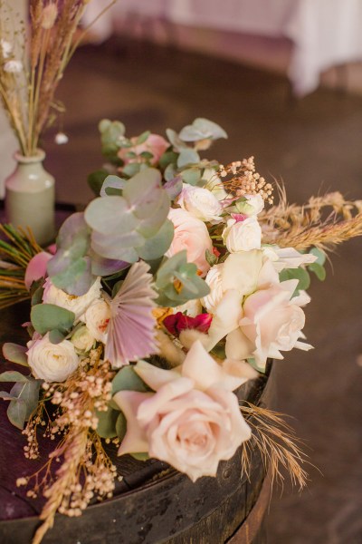 pink white roses flowers