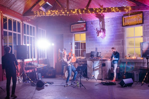 wedding band music musicians singing playing guitar