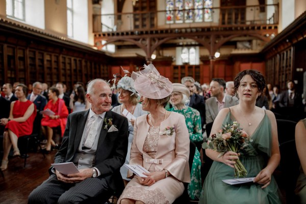 guests family members sitting in the audience