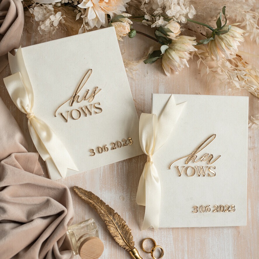 wedding vows booklets, wedding vow notebook, mr & mrs vow book