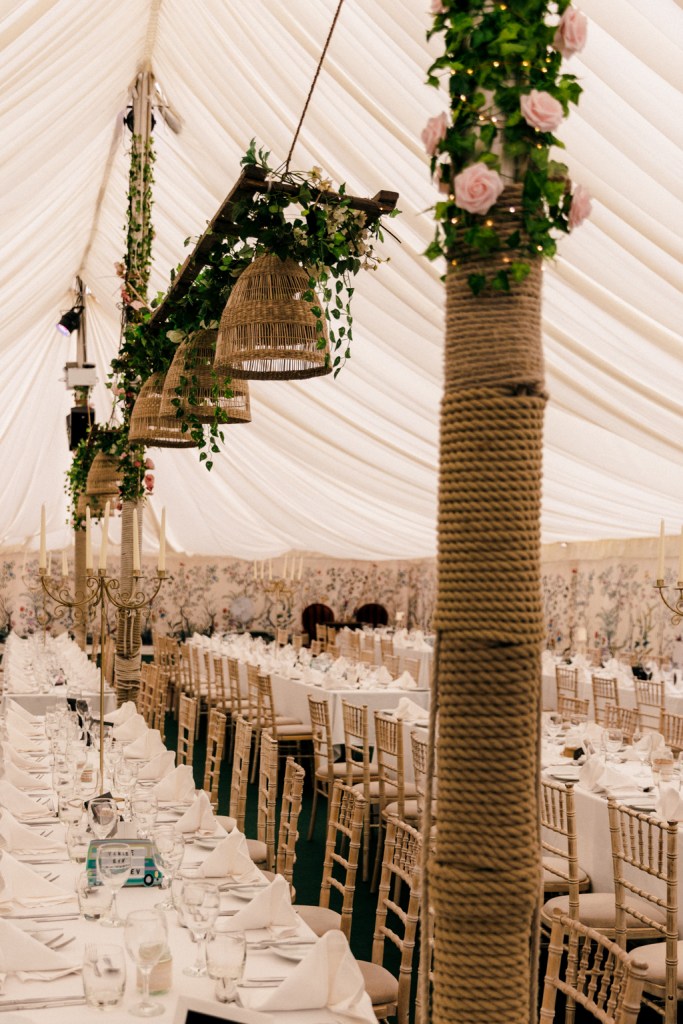 interior tent dining room ballroom table and chairs