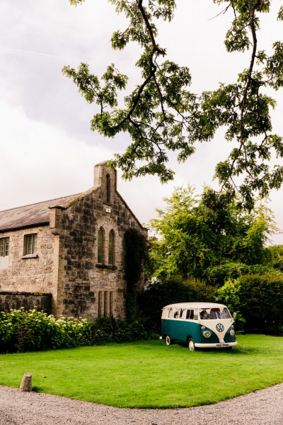 exterior wedding venue grass setting