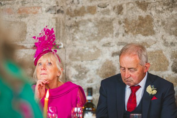 mother and father at table dining room