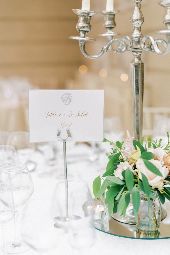 Tablescape at Tankardstown House Orangery 