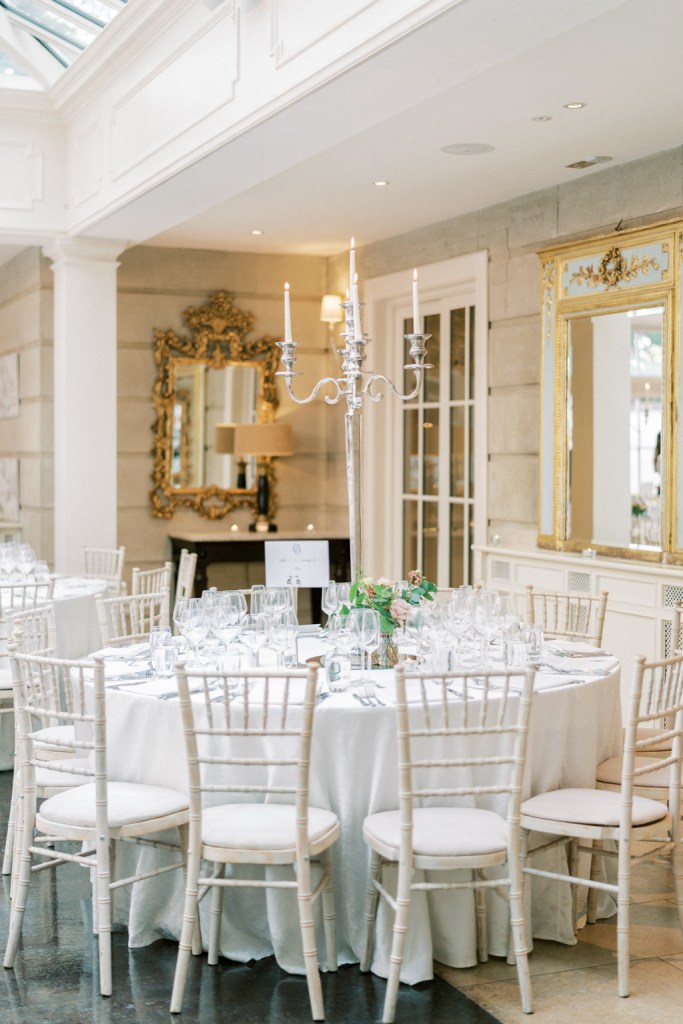 Tablescape at Tankardstown House Orangery 