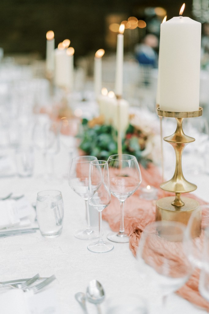 Tablescape at Tankardstown House Orangery 